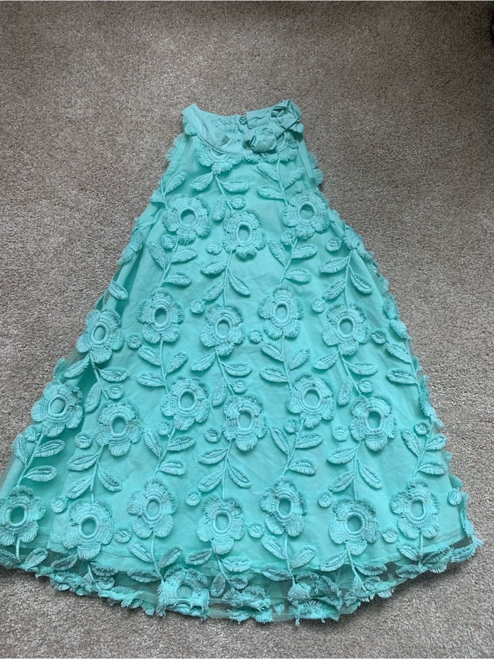 Janie and Jack Floral Appliqué Dress